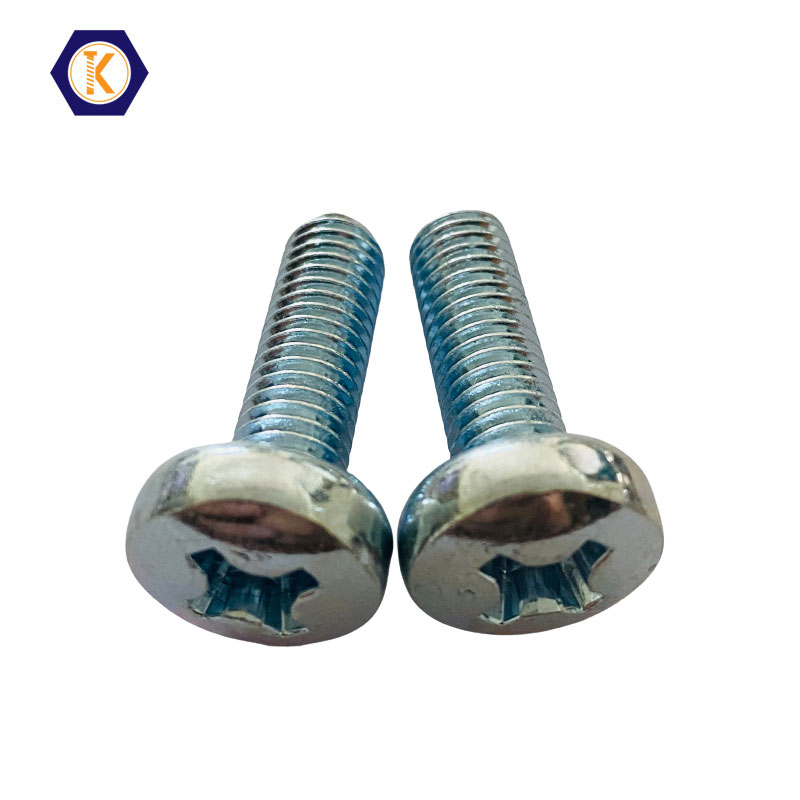 Pan Philip Head Machine Screw Zinc Plated